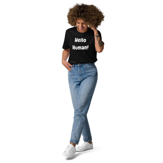 Hello Human Unisex organic cotton t-shirt